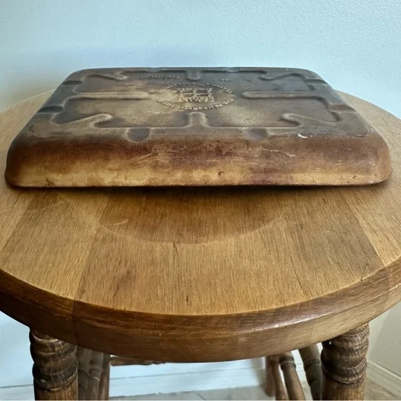 SOLD-Pampered Chef Family Heritage Stoneware 9x7 Inch Small Bar Pan Toaster Oven - Picture 7 of 9